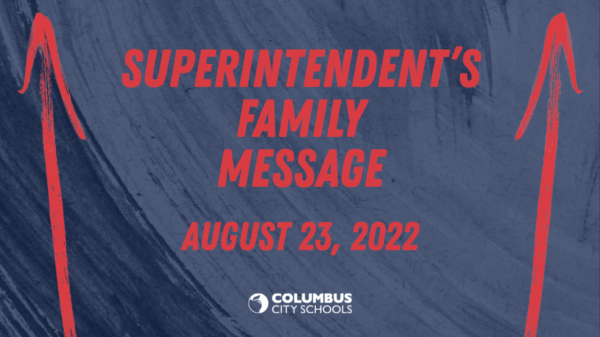 Superintendent's Family Message